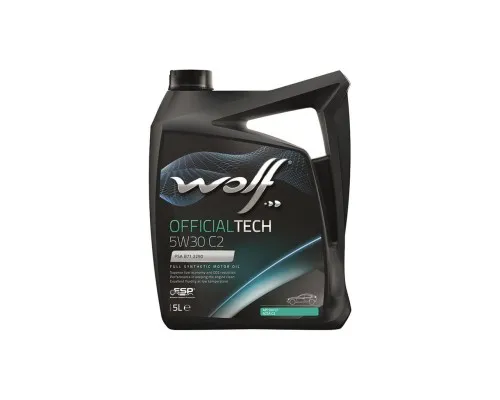Моторна олива Wolf OFFICIALTECH 5W30 C2 5л (8309113)