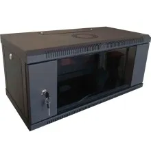 Шафа настінна Hypernet 4U 19" 600x450 (WMNC-4U-FLAT-BLACK)
