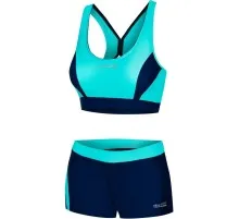 Купальник Aqua Speed Fiona 348-42 темно-синій, бірюзовий 42 (5908217656902)