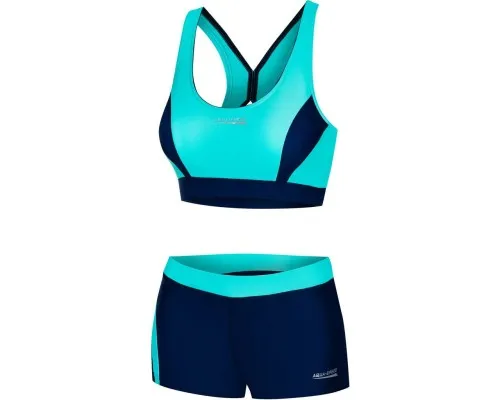 Купальник Aqua Speed Fiona 348-42 темно-синій, бірюзовий 42 (5908217656902)