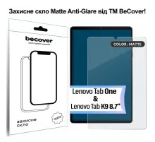 Скло захисне BeCover Matte Anti-Glare Lenovo Tab One / Tab K9 8.7" 2025 (TB305XU/FU) (713709)