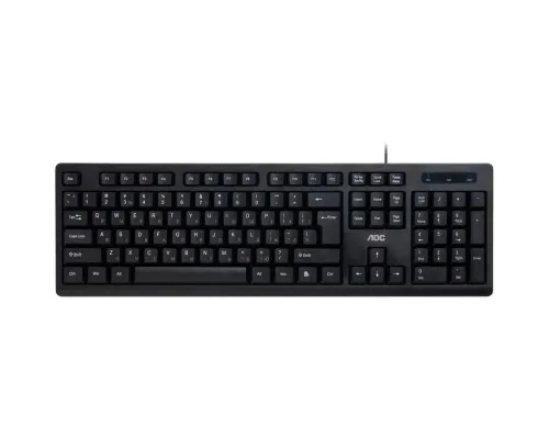 Клавіатура AOC KB100B USB UA Black (KB100B/97)
