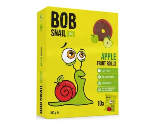 Цукерка Bob Snail Яблучна 100 г (1740870)