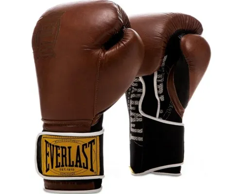 Боксерські рукавички Everlast 1910 Classic Training Glove P00002501 коричневий 12 унцій (009283610302)