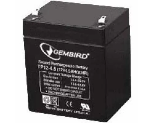 Батарея до ДБЖ 12В 4,5 Ач Gembird (BAT-12V4.5AH_1)
