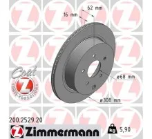 Гальмівний диск ZIMMERMANN 200.2529.20