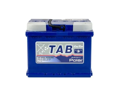 Акумулятор автомобільний TAB 60 Ah/12V Polar Blue Euro (121 060)