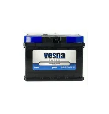 Акумулятор автомобільний Vesna 60 Ah/12V Power Euro (415 262)