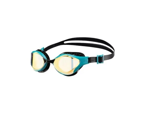 Окуляри для плавання Arena Air-Bold Swipe Mirror 006832-300 жовтий, бірюзовий, чорний OSFM (3468337082569)