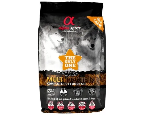 Сухий корм для собак Alpha Spirit The Only One Multi-Protein 12 кг (8436586310288)