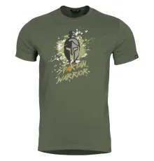 Футболка Pentagon Ageron T-shirt Spartan Warrior olive green L (K09012-SW-06-L)