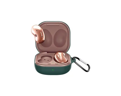 Чохол для навушників BeCover Silicon для Samsung Galaxy Buds 2 / Buds Live / Buds Pro Dark Green (705408)