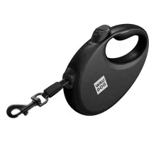 Повідець для собак WAUDOG R-leash з контейнером для пакетів S до 12 кг 3 м чорний (26281)