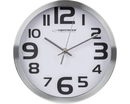 Настінний годинник Esperanza Wall Clock Zurich 25 см White (EHC013W)