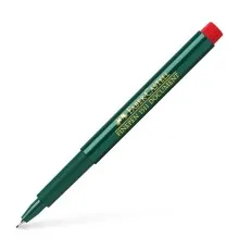 Лайнер Faber-Castell капілярна ручка FINEPEN 1511 Document червоний 0,4 мм (2203)
