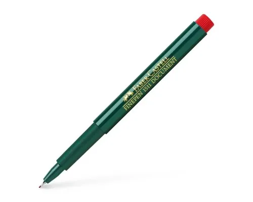 Лайнер Faber-Castell капілярна ручка FINEPEN 1511 Document червоний 0,4 мм (2203)