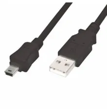 Кабель USB 2.0 AM to Mini 5P 1.0m Digitus (AK-300108-010-S)