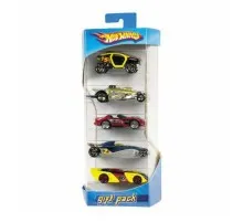 Машина Hot Wheels набір 5 штук в асортименті (1806)