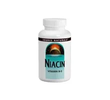 Вітамін Source Naturals Ніацин (В3) 100мг, 250 таблеток (SNS-00502)