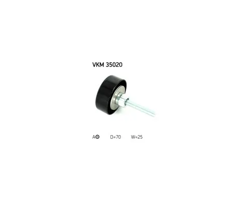 Ролик натягувача ременя SKF VKM 35020