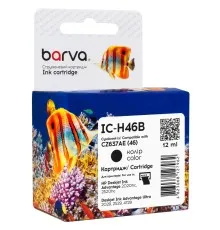 Картридж Barva HP 46 black/CZ637AE, 12 мл (IC-H46B)
