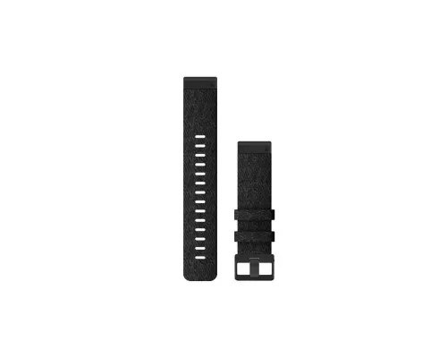 Ремінець до смарт-годинника Garmin fenix 6 22mm QuickFit Heathered Black Nylon (010-12863-07)