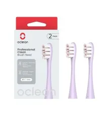 Насадка для зубної щітки Oclean P1C13 P02 Professional Clean Brush Head Purple (2 шт) (6970810554151)