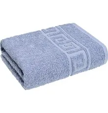 Рушник Home Line махровий бордюрний (сіро-блакитний) 400 гр/м2, 50х90 см (179749)