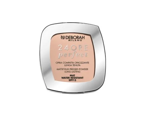 Пудра для обличчя Deborah 24Ore Perfect SPF15 03 - Rose (8009518332278)