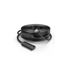 Дата кабель USB 2.0 AM/AF 30.0m Active black Vention (CBKBT)