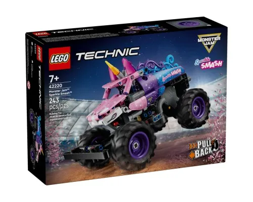 Конструктор LEGO Technic Monster Jam Sparkle Smash із функцією «Pull-Back» (42220)