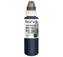 Чорнило Barva Canon BCI-21/BCI-24, 100 мл, special, water-soluble, Black (C24-280)