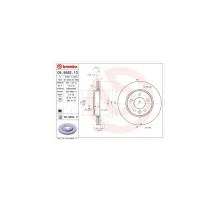 Гальмівний диск Brembo 09.9582.10
