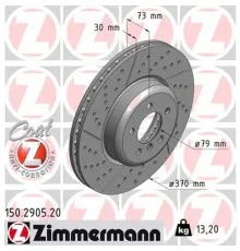 Гальмівний диск ZIMMERMANN 150.2905.20