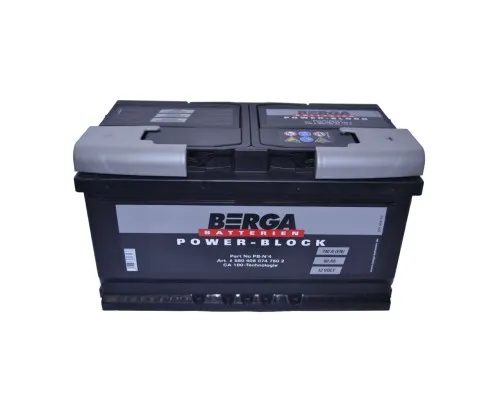 Акумулятор автомобільний Berga Power Block 80Ah (740EN) (580406074)