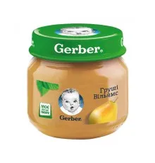 Дитяче пюре Gerber груши Вильямс 80 г (7613033513237)