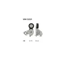 Натягувач ременя з роликом SKF VKM 31019