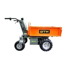 Візок вантажний GTM самохідний на колесах (дампер) 500кг/акк. 32Ah (E50M/32A)