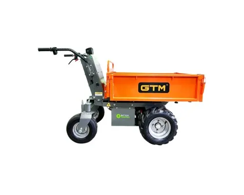 Візок вантажний GTM самохідний на колесах (дампер) 500кг/акк. 32Ah (E50M/32A)