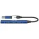 Концентратор Canyon hub DS-02 4in1 USB-A/C Blue (CNS-TDS02BL)