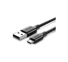 Дата кабель USB 2.0 AM to Micro 5P 0.5m 2A US289 black Ugreen (60135)