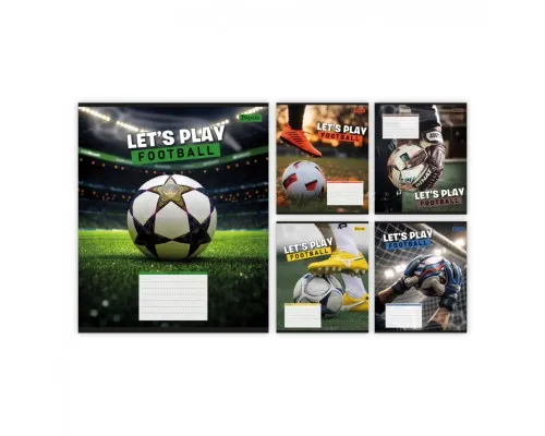 Зошит 1 вересня Let's play football А5 36 аркушів лінія (768755)