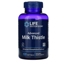 Трави Life Extension Силімарин (Розторопша), European Milk Thistle, 120 желатинов (LEX-19251)