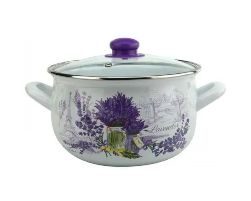 Каструля Gusto Лаванда 18 см 3,1 л GT-T-118-L (96029)