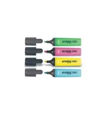 Набір маркерів Edding Набір текстових Highlighter 2-5 мм 4 шт Кольорові (e-345/4/SE)