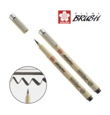 Лайнер Sakura пензель PIGMA Brush, Чорний (084511352087)