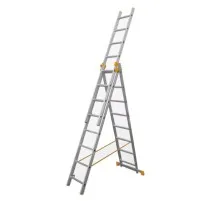 Драбина BUDFIX універсальна трисекційна 01411, 3х11 (130734)