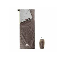 Спальний мішок Naturehike надлегкий Summer LW180 NH21MSD09 лівий (15°C) p-p XL коричневий (6927595777985-L)