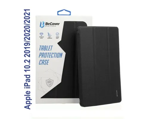 Чохол до планшета BeCover Tri Fold Hard Apple iPad 10.2 2019/2020/2021 Black (706864) (706864)