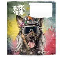 Зошит Школярик Rock star 12 аркушів клітинка (012-3277K)